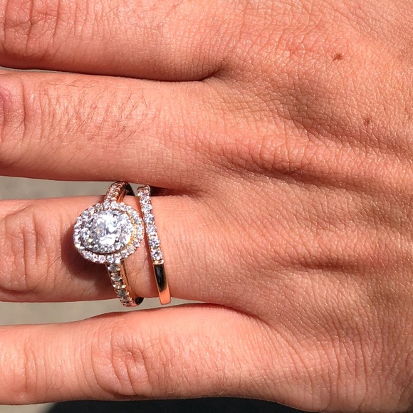 Zales Jewelry Rose Gold Diamond Engagement Ring Poshmark